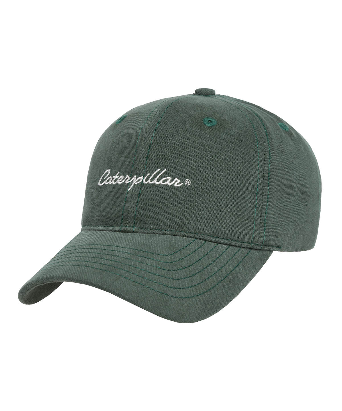 Jockey Unisex Bordado Caterpillar Verde Oscuro CAT