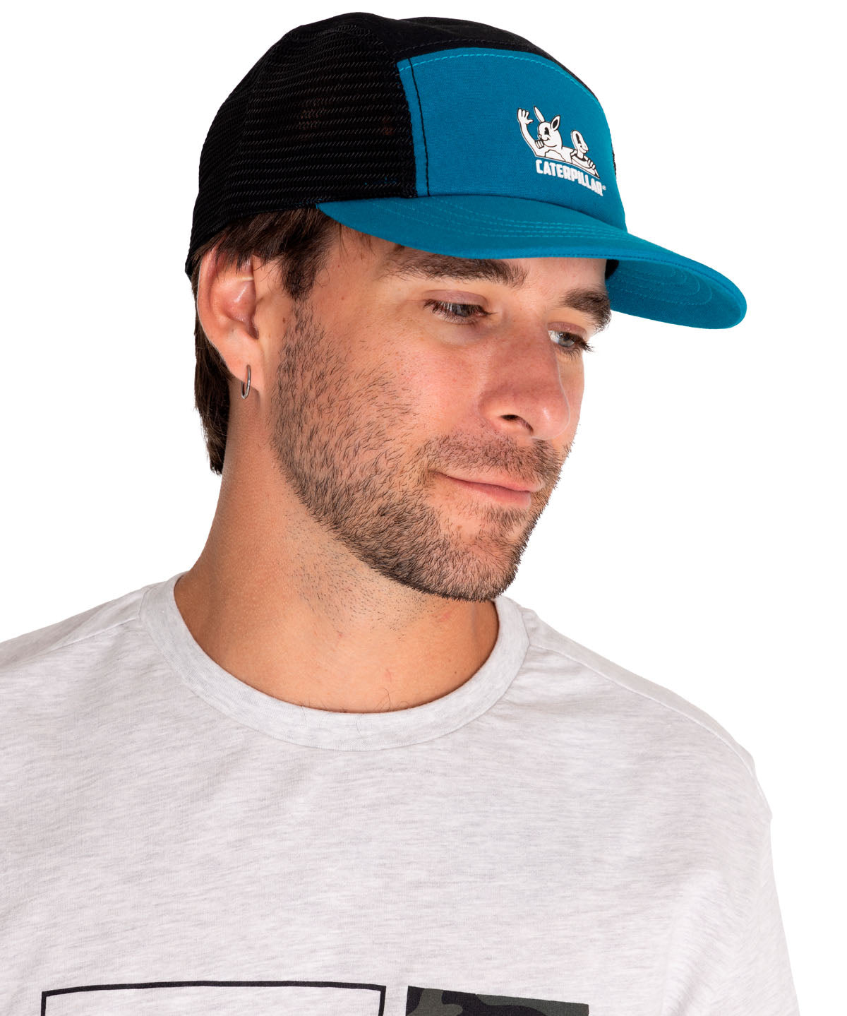 Jockey Casual Hombre Caterpillar Street Vibes Camper Celeste Cat