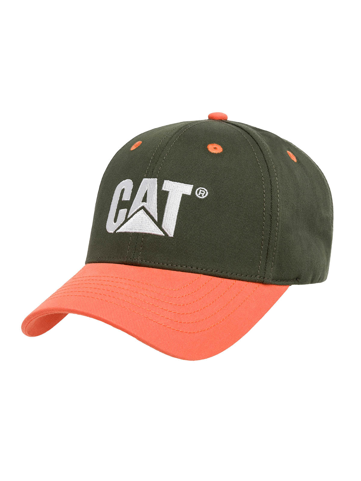 Jockey Unisex Logo Combinación Oliva CAT