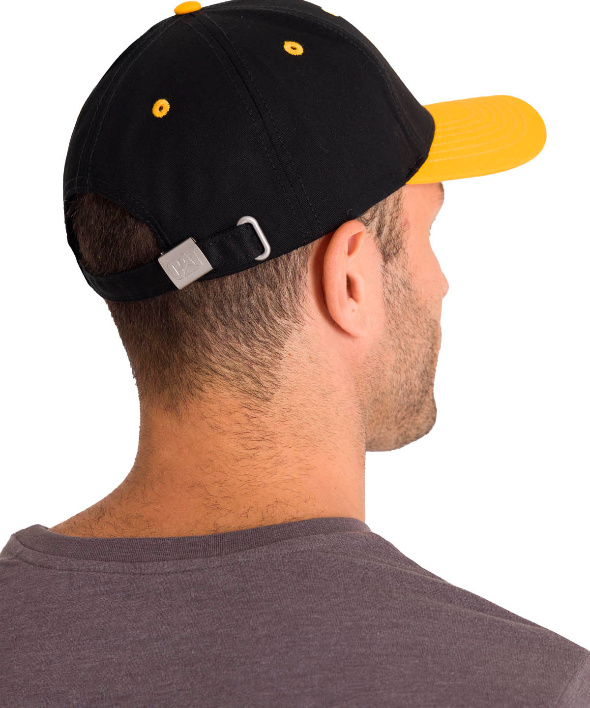 Jockey Hombre Logo CAT Negro Cat