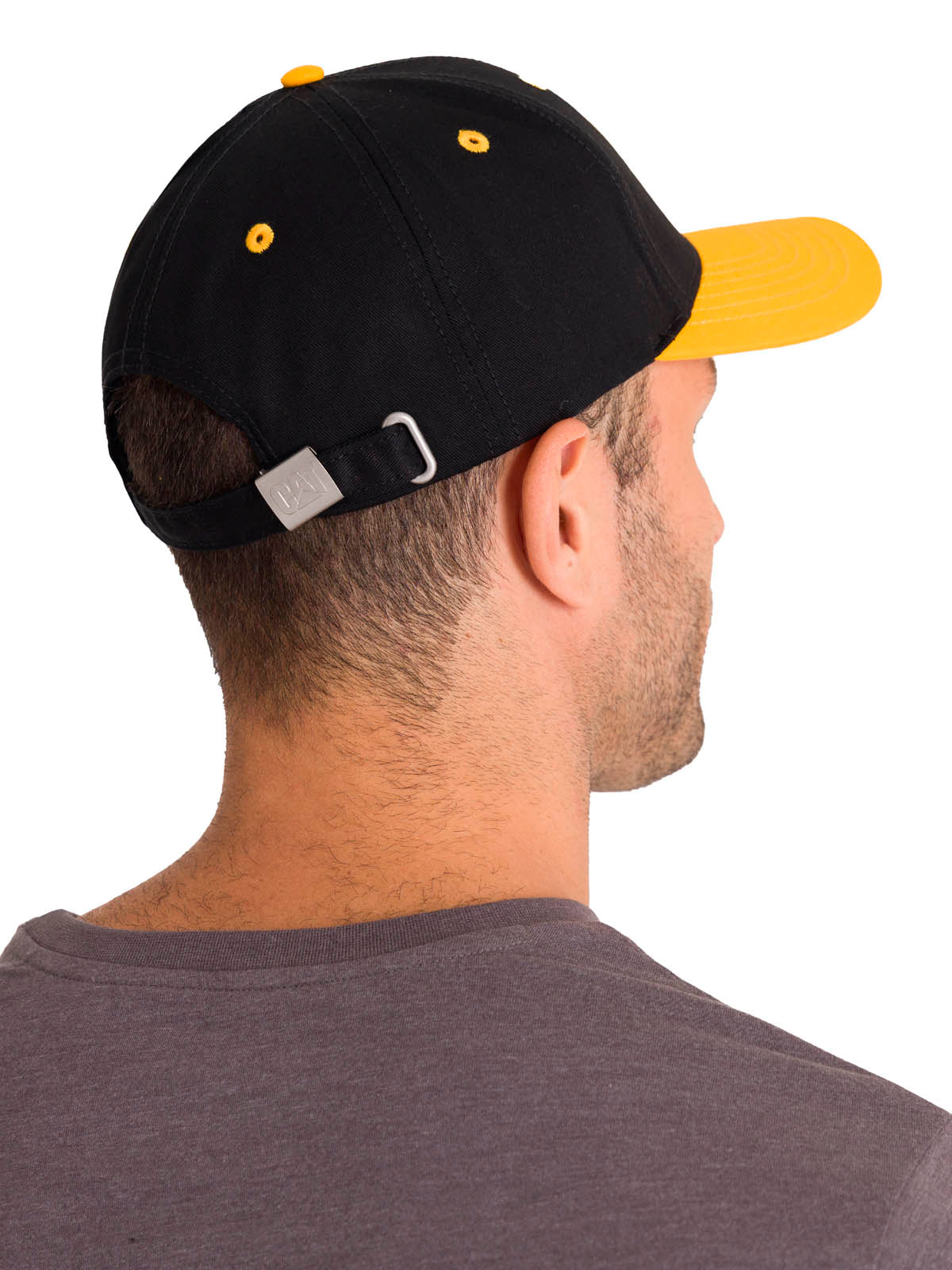 Jockey Hombre Logo CAT Negro Cat