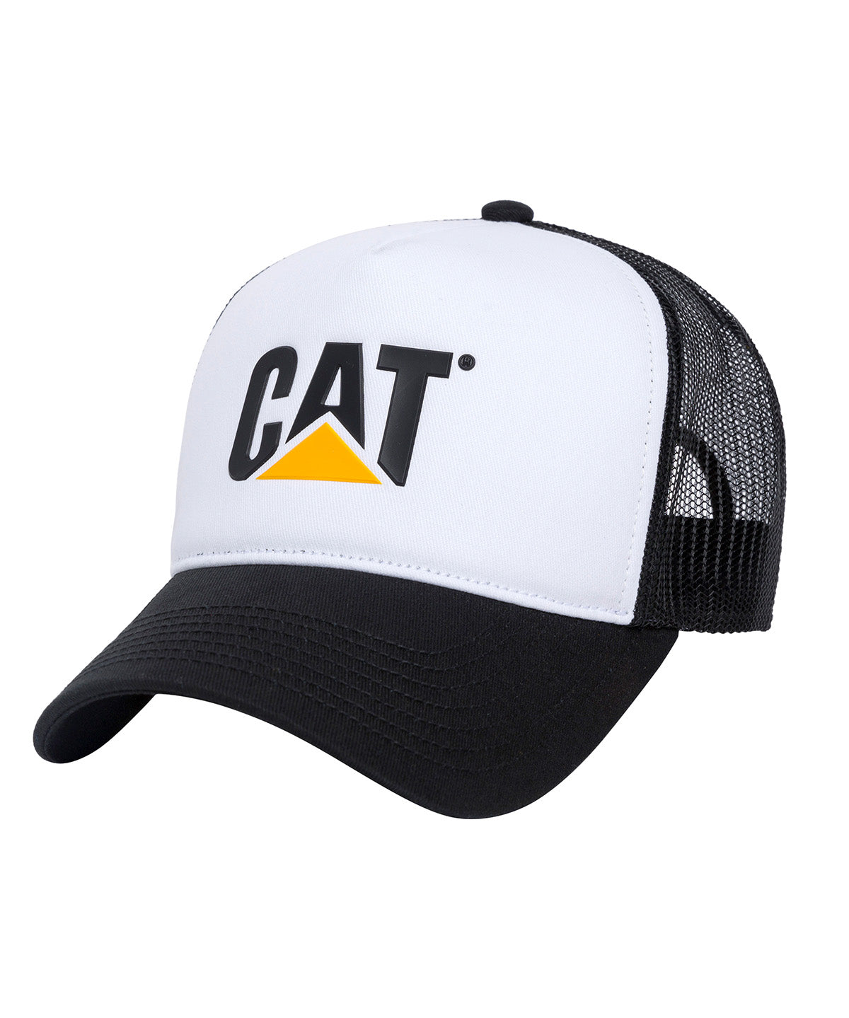Jockey Hombre CAT Logo Mesh Back White/Trademark Black