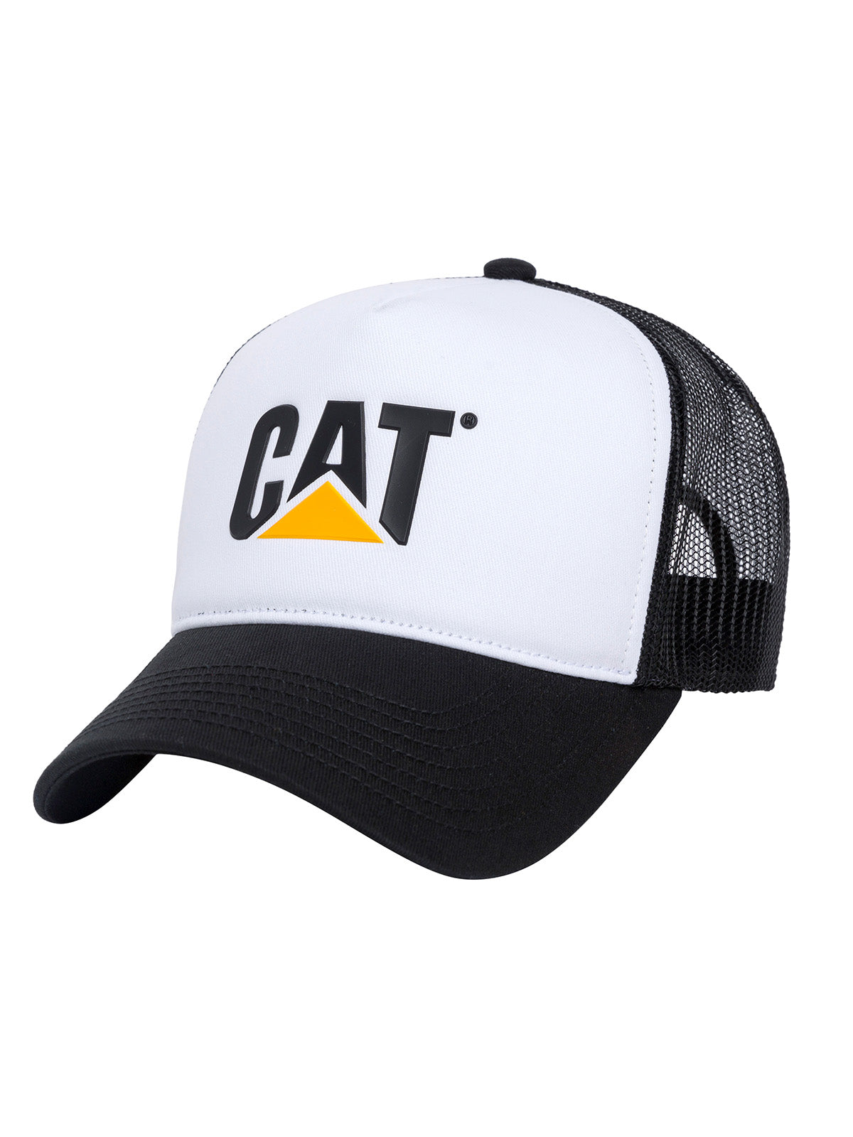 Jockey Hombre CAT Logo Mesh Back White/Trademark Black