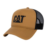Jockey Tipo Trucker Unisex CAT Logo Mesh Back F - Tawny Brown/Black