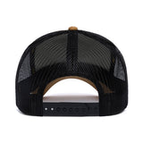 Jockey Tipo Trucker Unisex CAT Logo Mesh Back F - Tawny Brown/Black