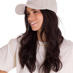 Jockey Con Hebilla Casual Unisex Pigment Dyed Cat Logo Hat Beige Cat