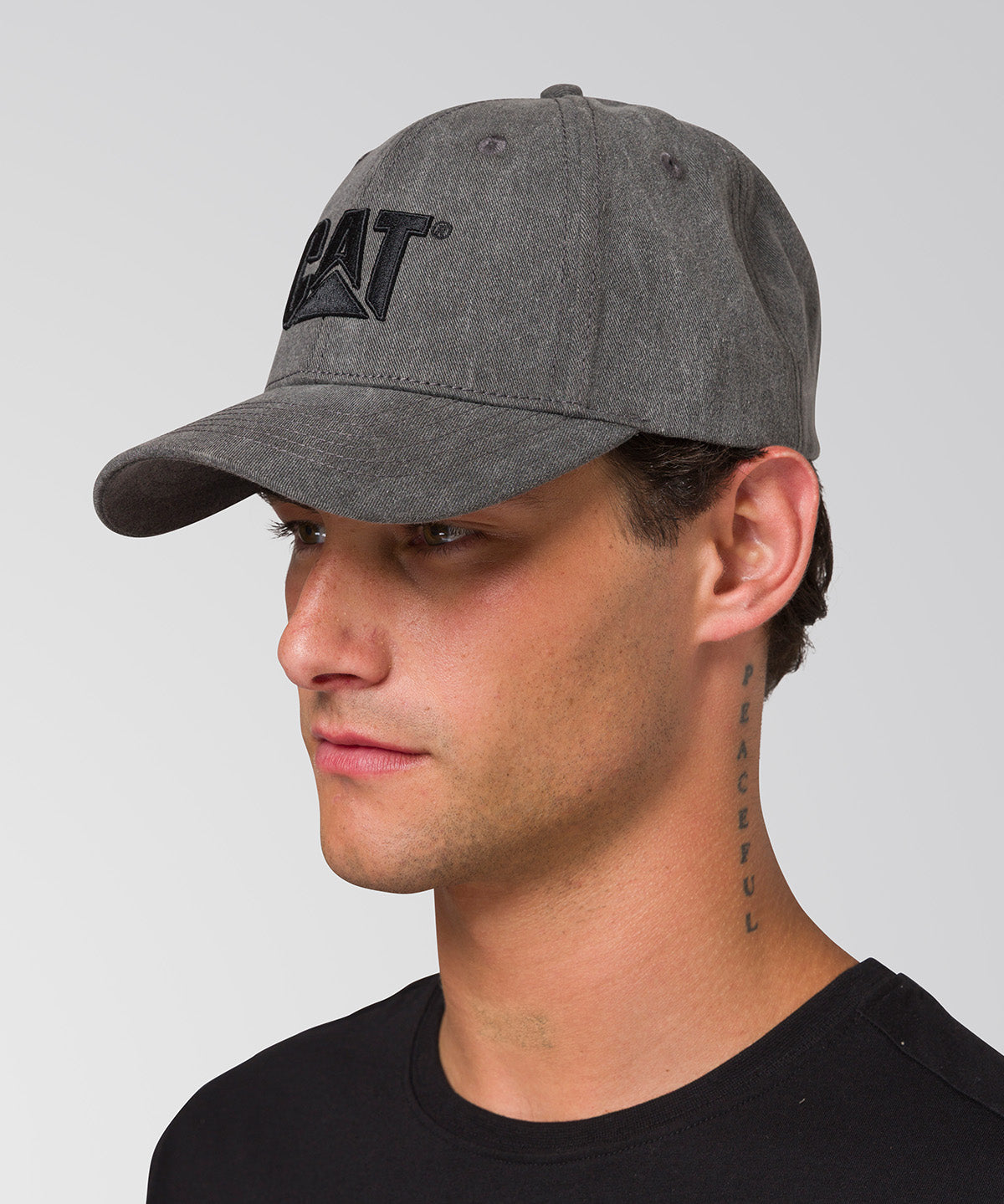 Jockey Hombre CAT Pigment Dyed - Pitch Black