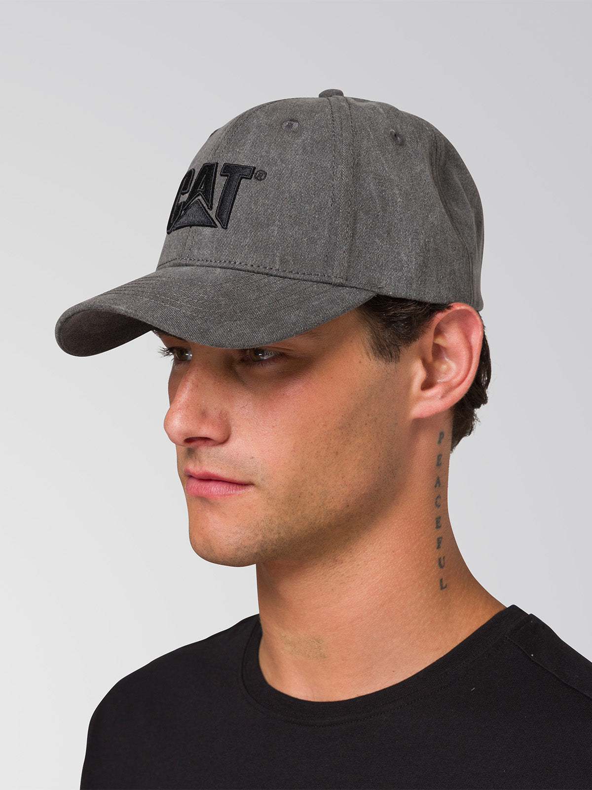 Jockey Hombre CAT Pigment Dyed - Pitch Black