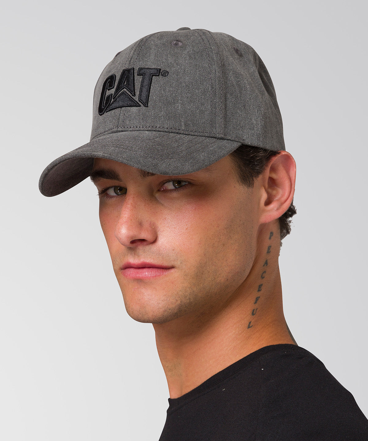 Jockey Hombre CAT Pigment Dyed - Pitch Black