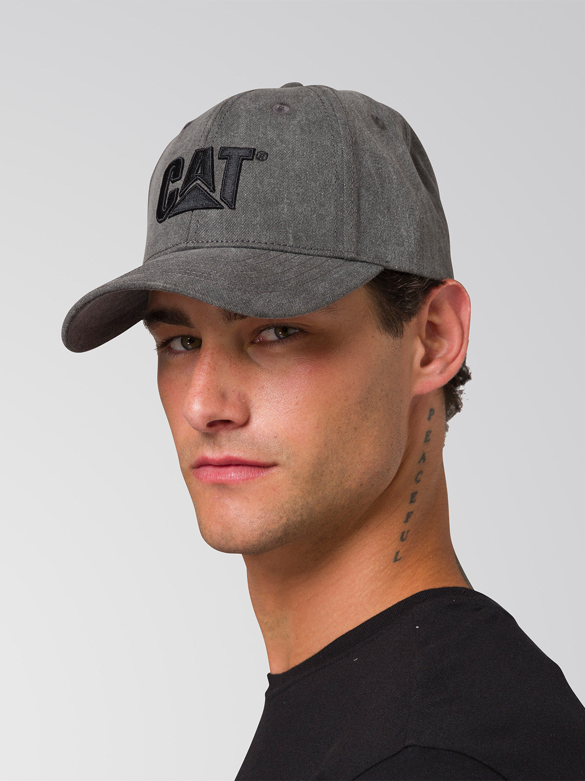 Jockey Hombre CAT Pigment Dyed - Pitch Black