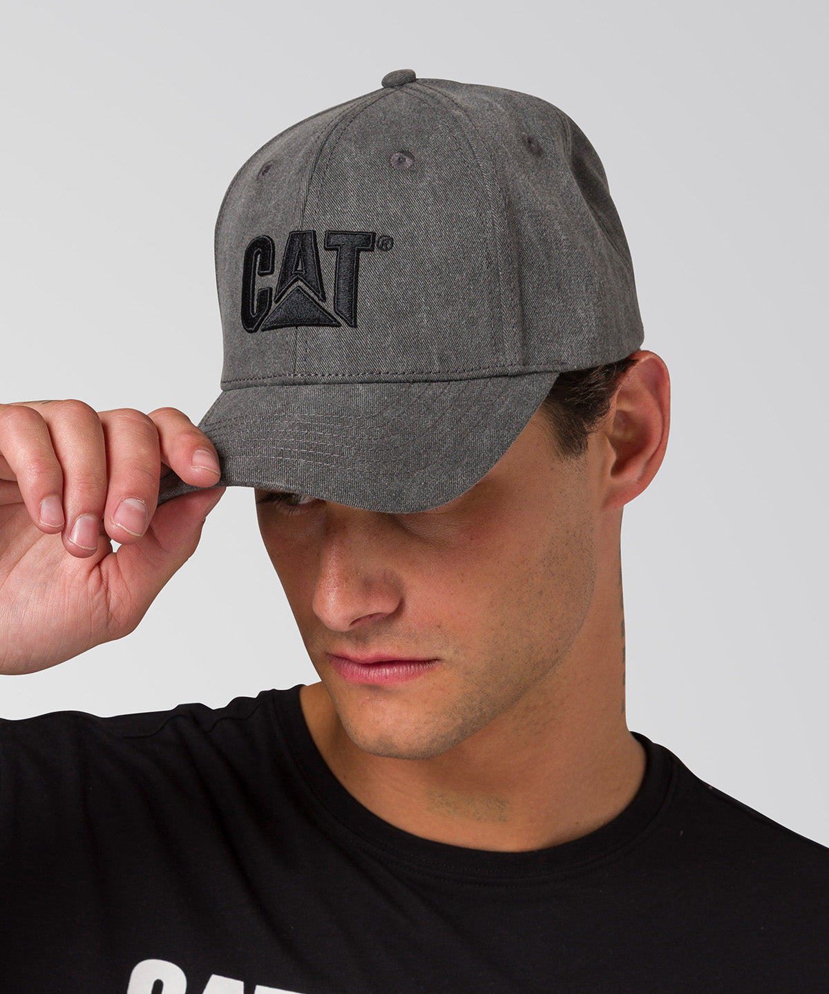 Jockey Hombre CAT Pigment Dyed - Pitch Black