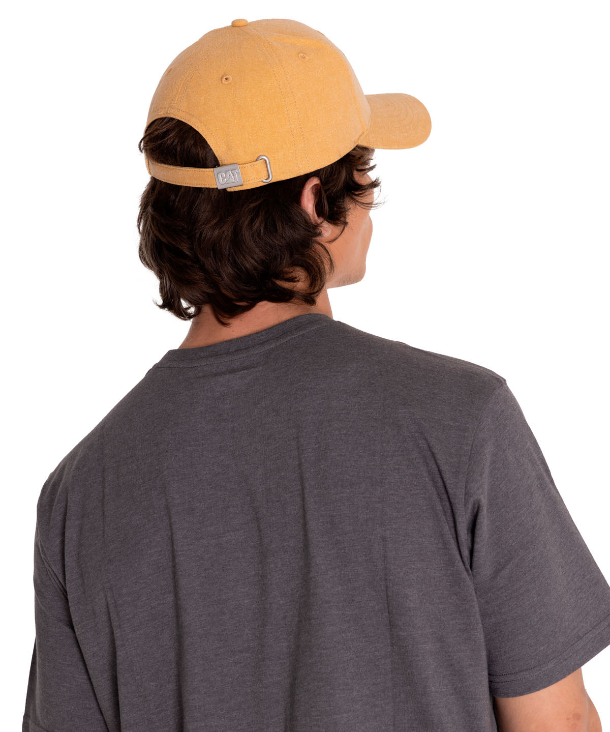 Jockey Casual Hombre PIGMENT DYED CAT LOGO HAT Amarillo CAT