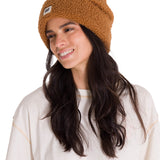 Gorro En Punto Unisex Cuffed Sherpa Knit Hat Café Cat
