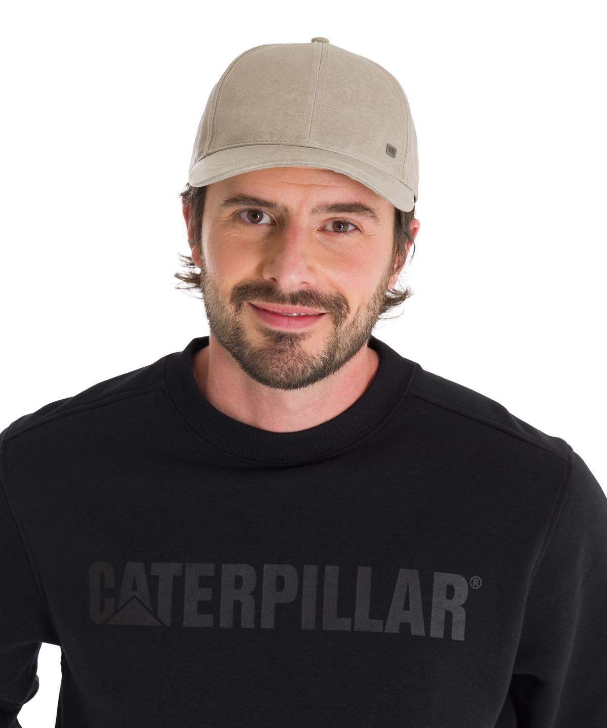 Jockey Cuero Francés Casual Unisex Faux Leather Hat Beige Cat