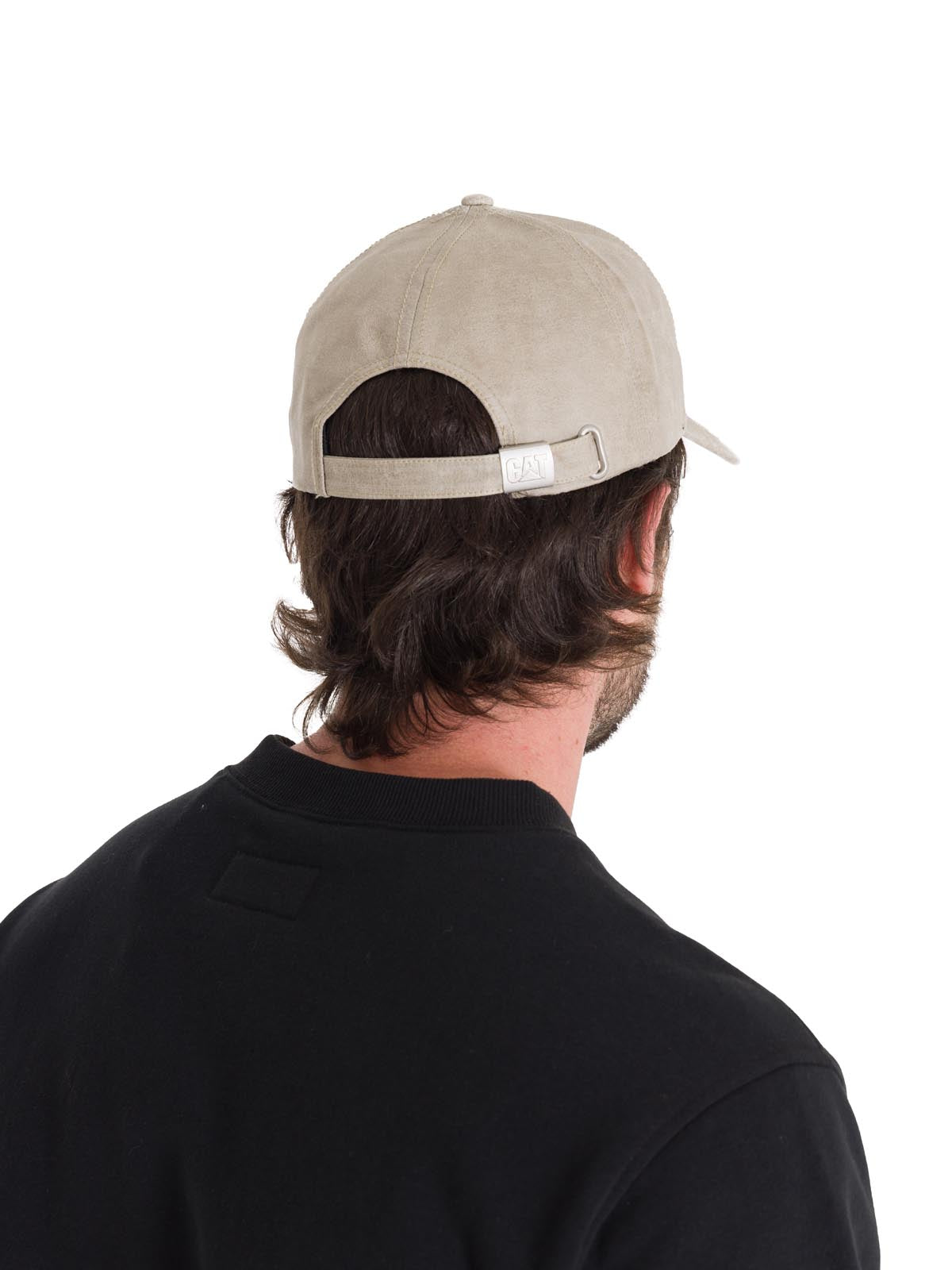 Jockey Cuero Francés Casual Unisex Faux Leather Hat Beige Cat