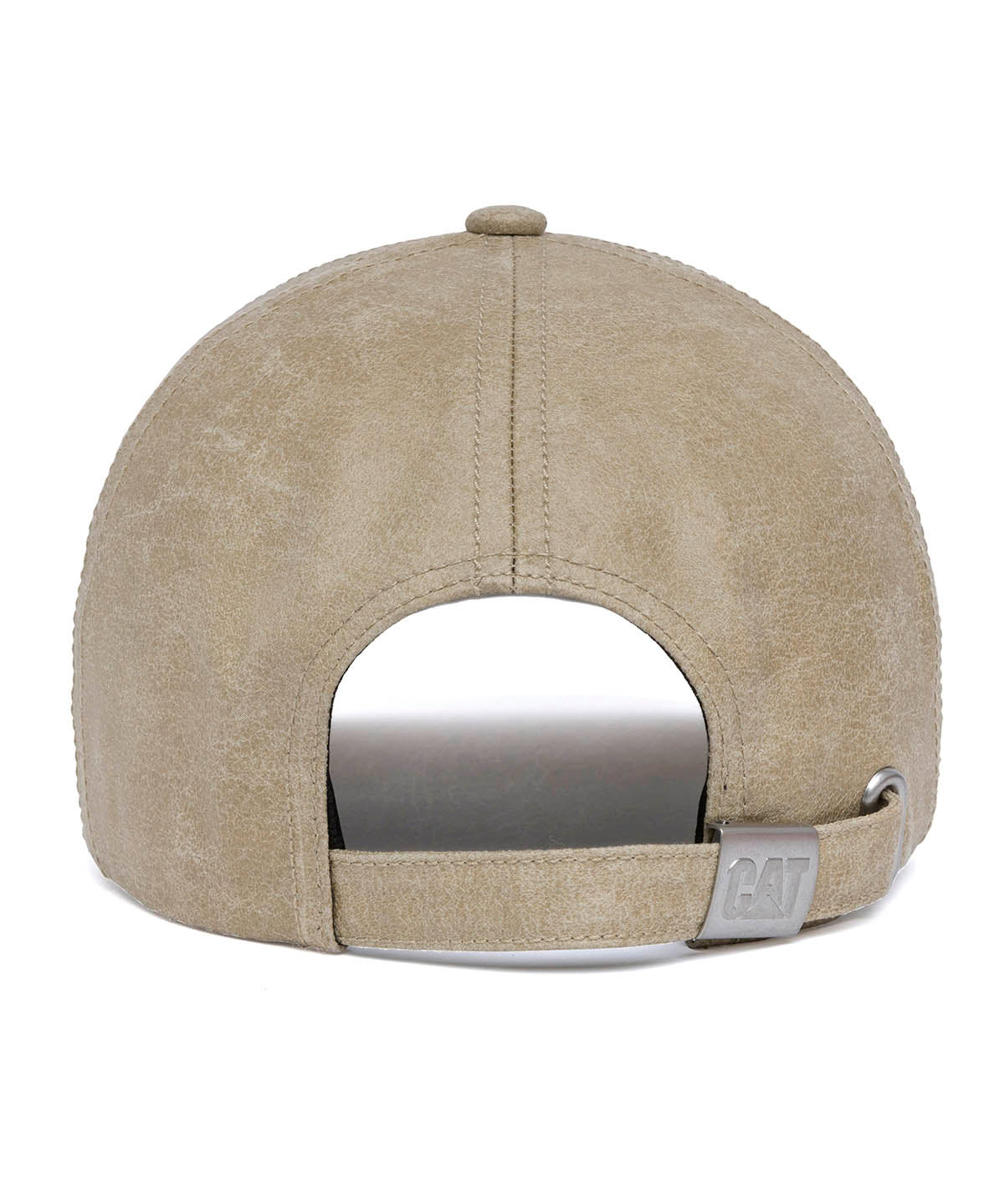 Jockey Cuero Francés Casual Unisex Faux Leather Hat Beige Cat