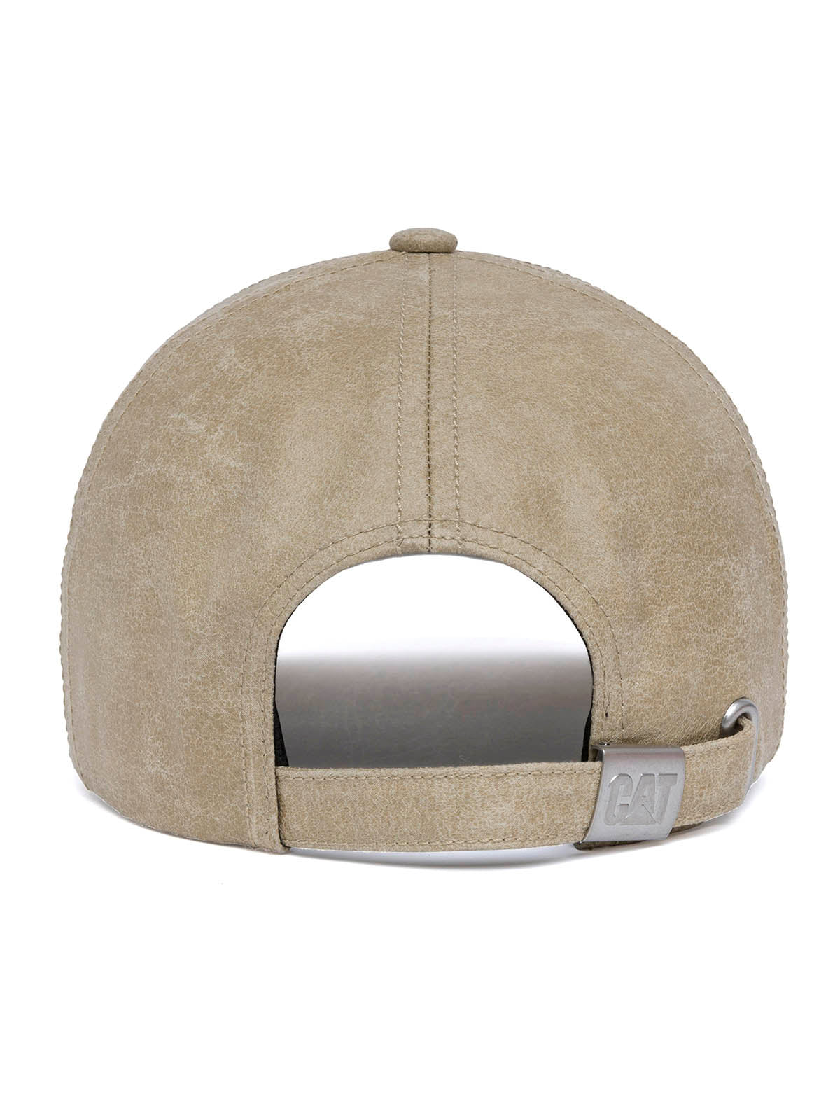 Jockey Cuero Francés Casual Unisex Faux Leather Hat Beige Cat
