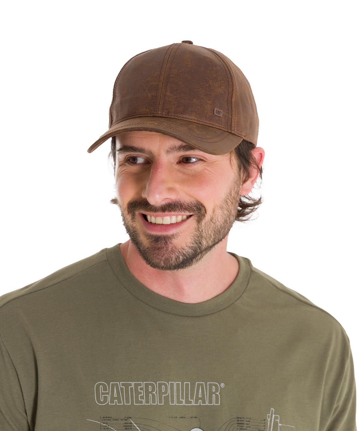 Jockey Cuero Francés Casual Unisex Faux Leather Hat Café Cat