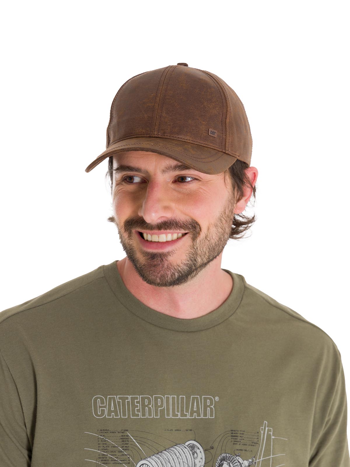 Jockey Cuero Francés Casual Unisex Faux Leather Hat Café Cat