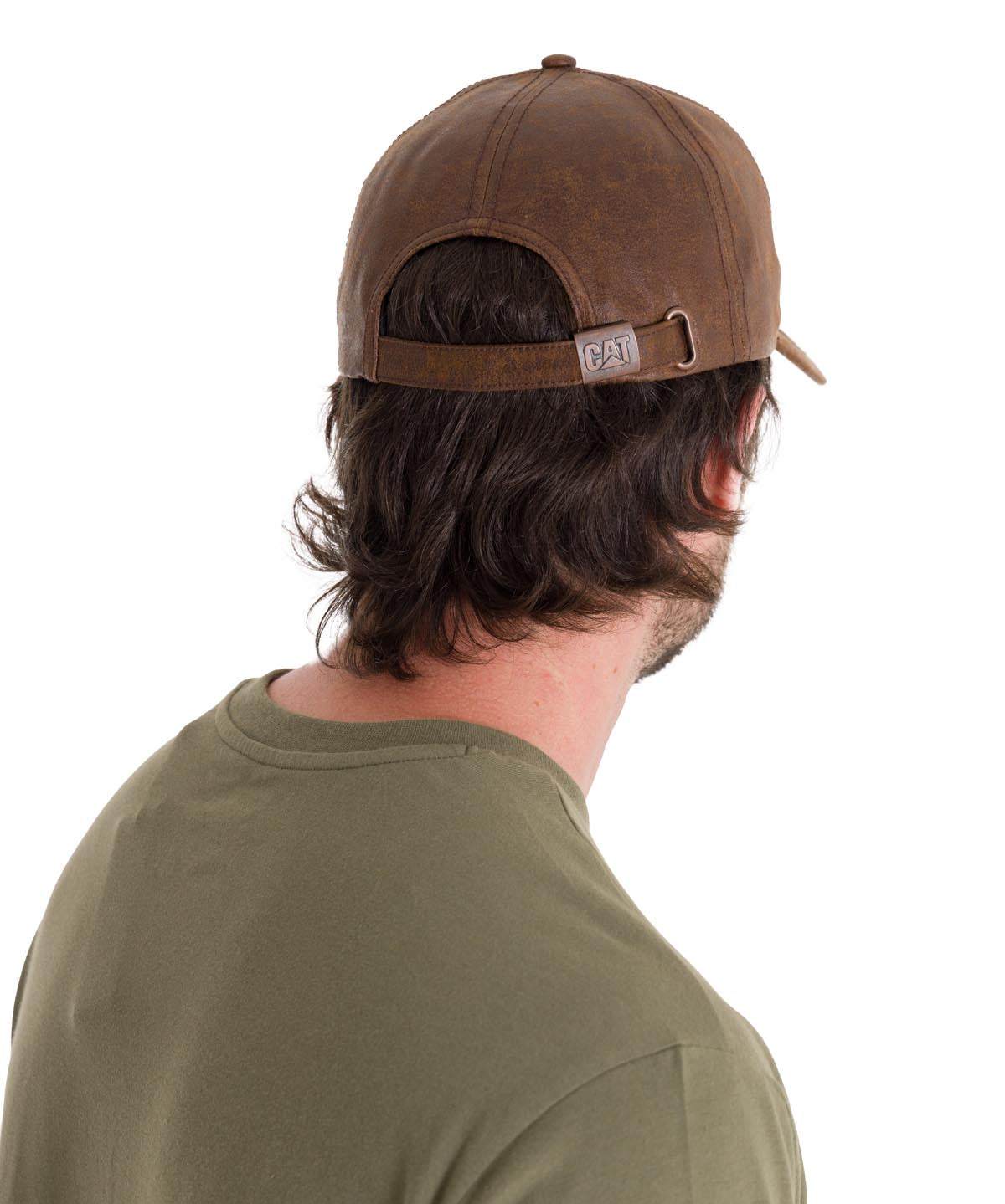 Jockey Cuero Francés Casual Unisex Faux Leather Hat Café Cat