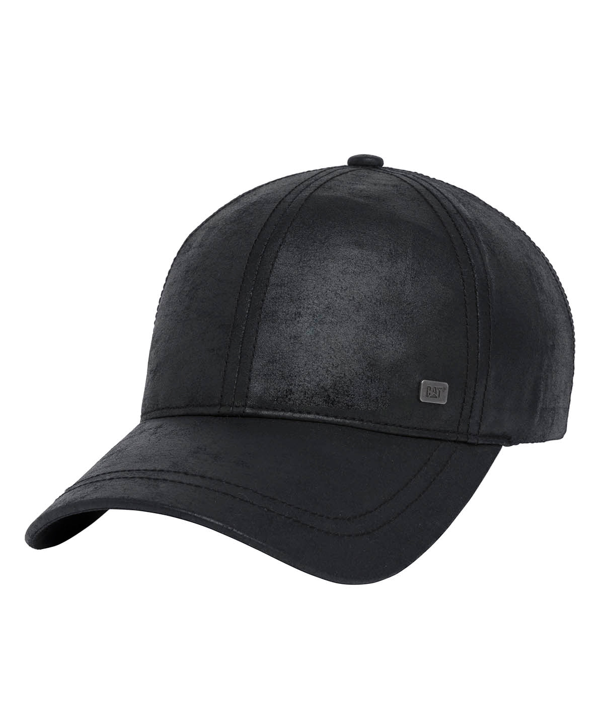 Jockey Cuero Francés Casual Unisex Faux Leather Hat Negro Cat