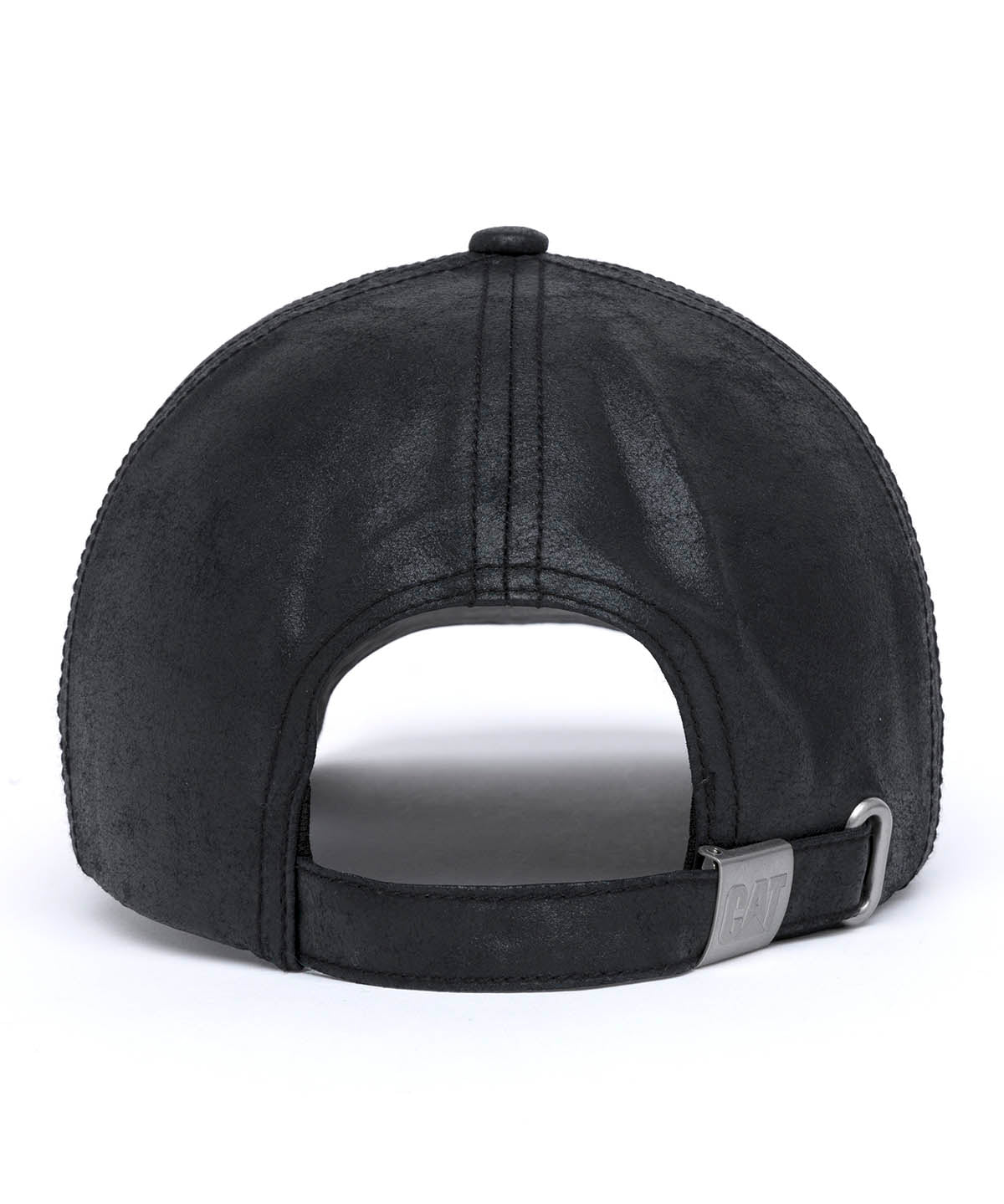 Jockey Cuero Francés Casual Unisex Faux Leather Hat Negro Cat