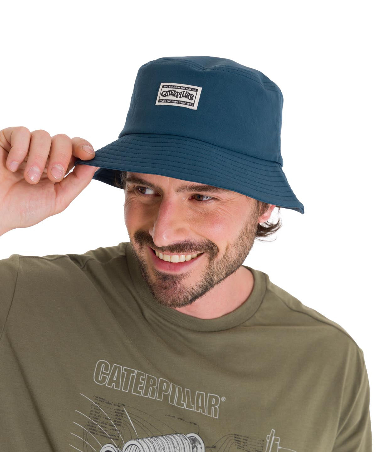 Gorro Bucket Unisex Sun Hat Unisex Azul Petróleo Cat