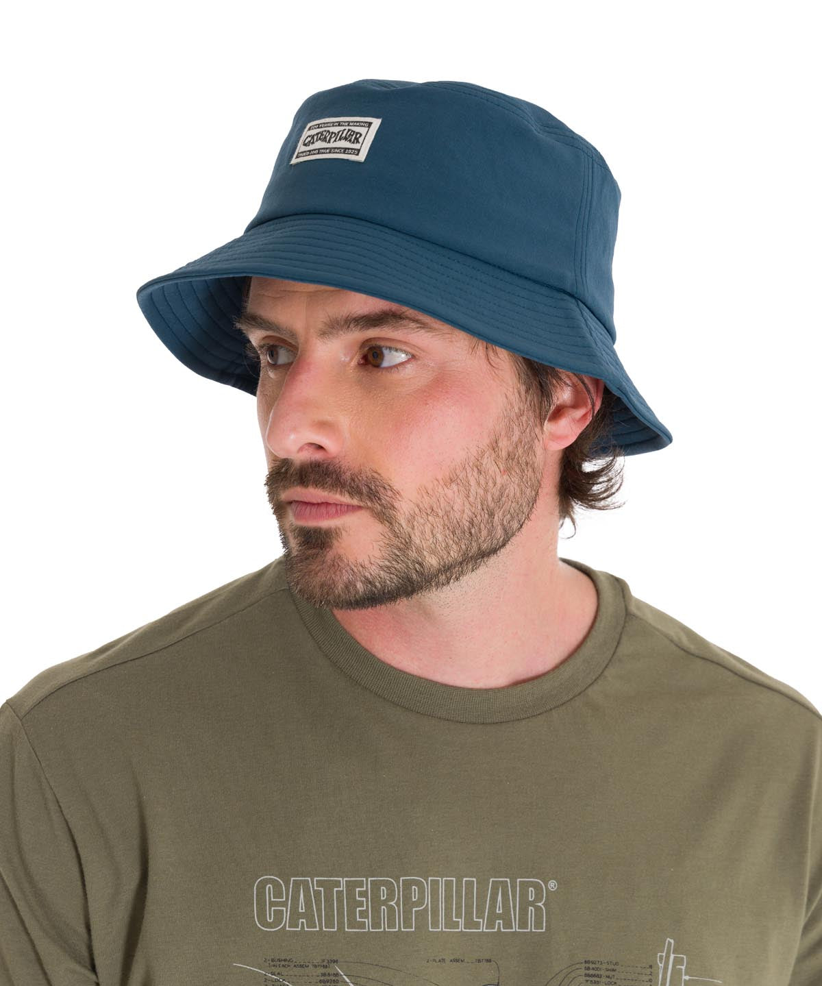 Gorro Bucket Unisex Sun Hat Unisex Azul Petróleo Cat