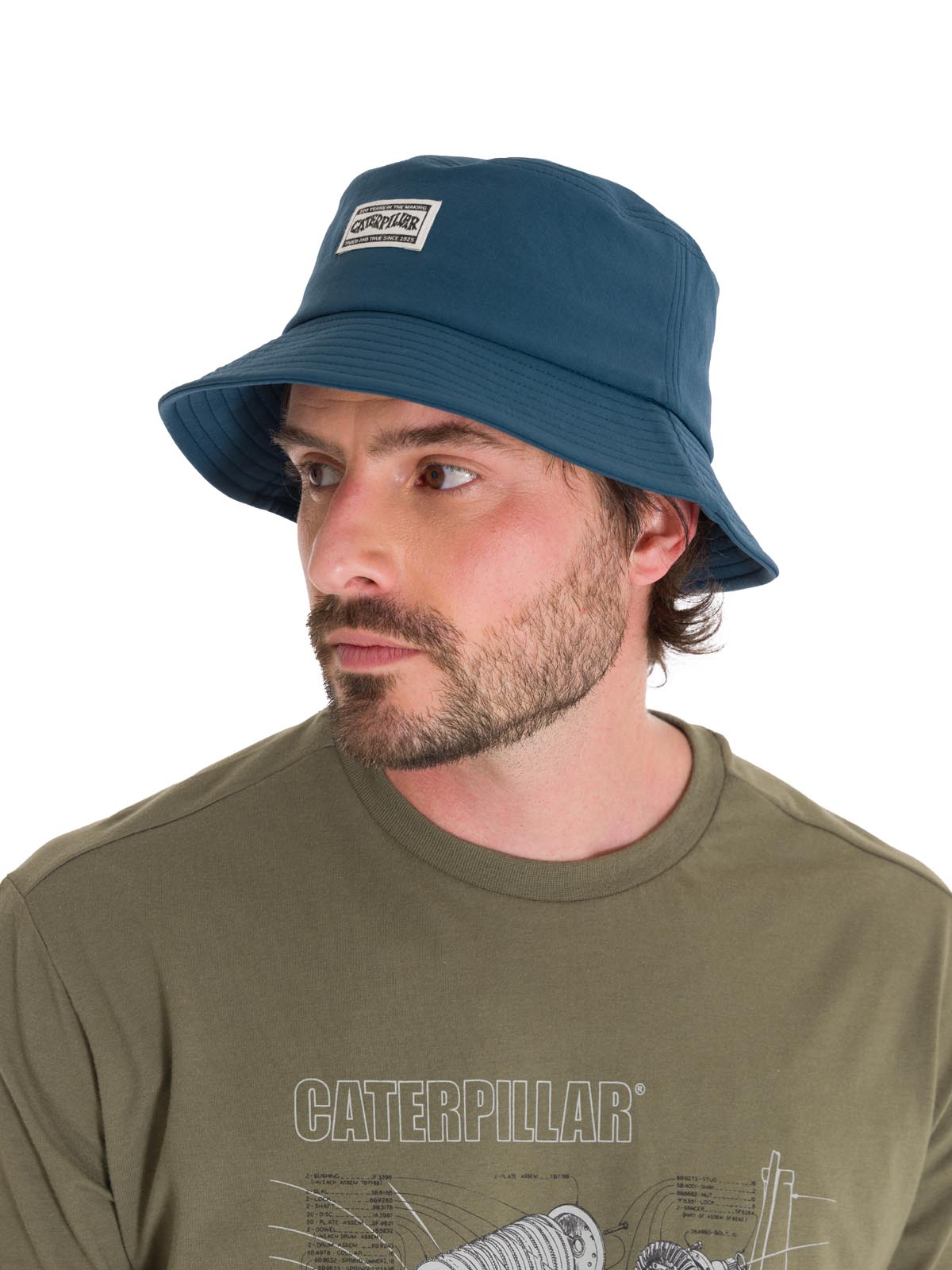 Gorro Bucket Unisex Sun Hat Unisex Azul Petróleo Cat