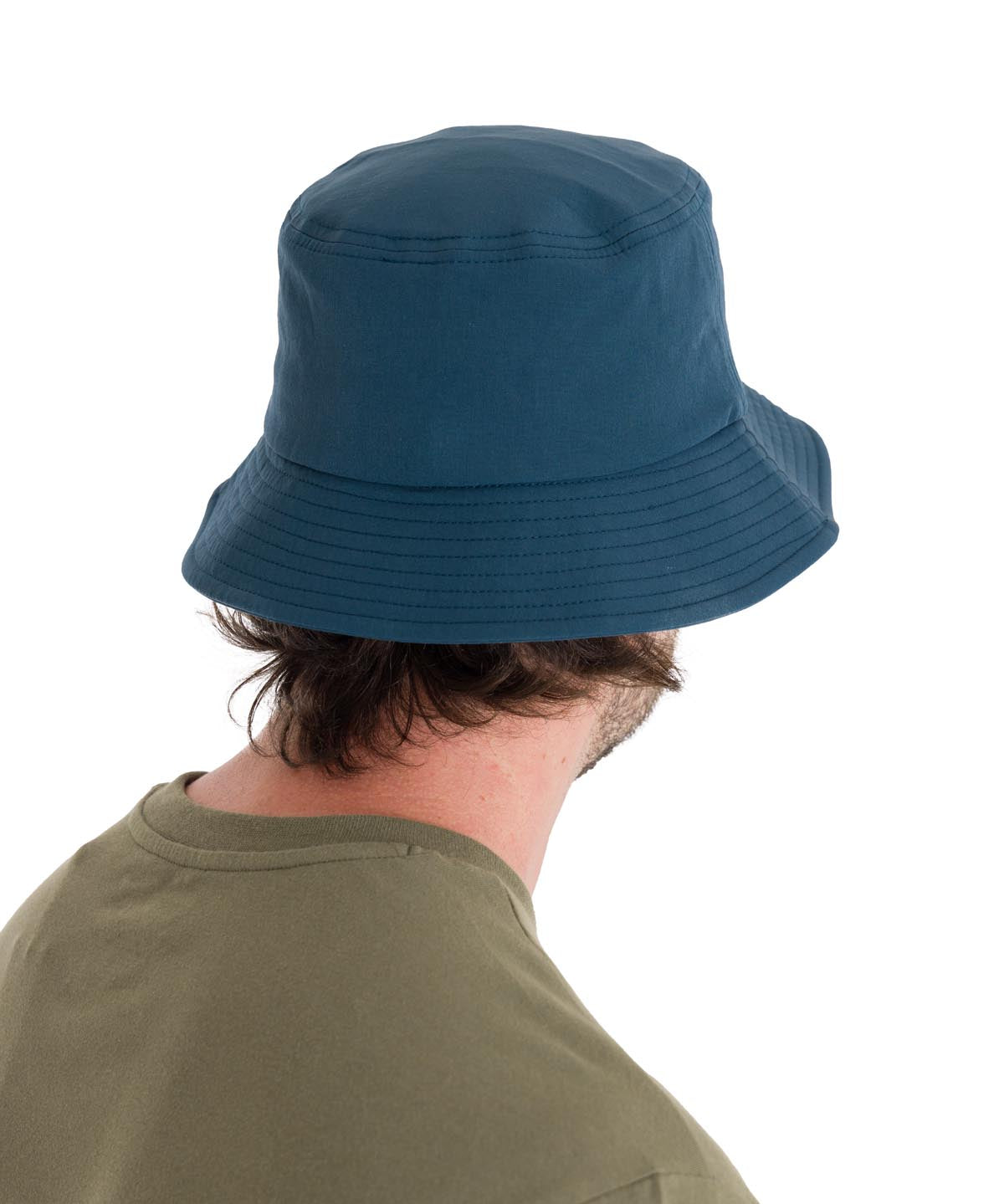 Gorro Bucket Unisex Sun Hat Unisex Azul Petróleo Cat