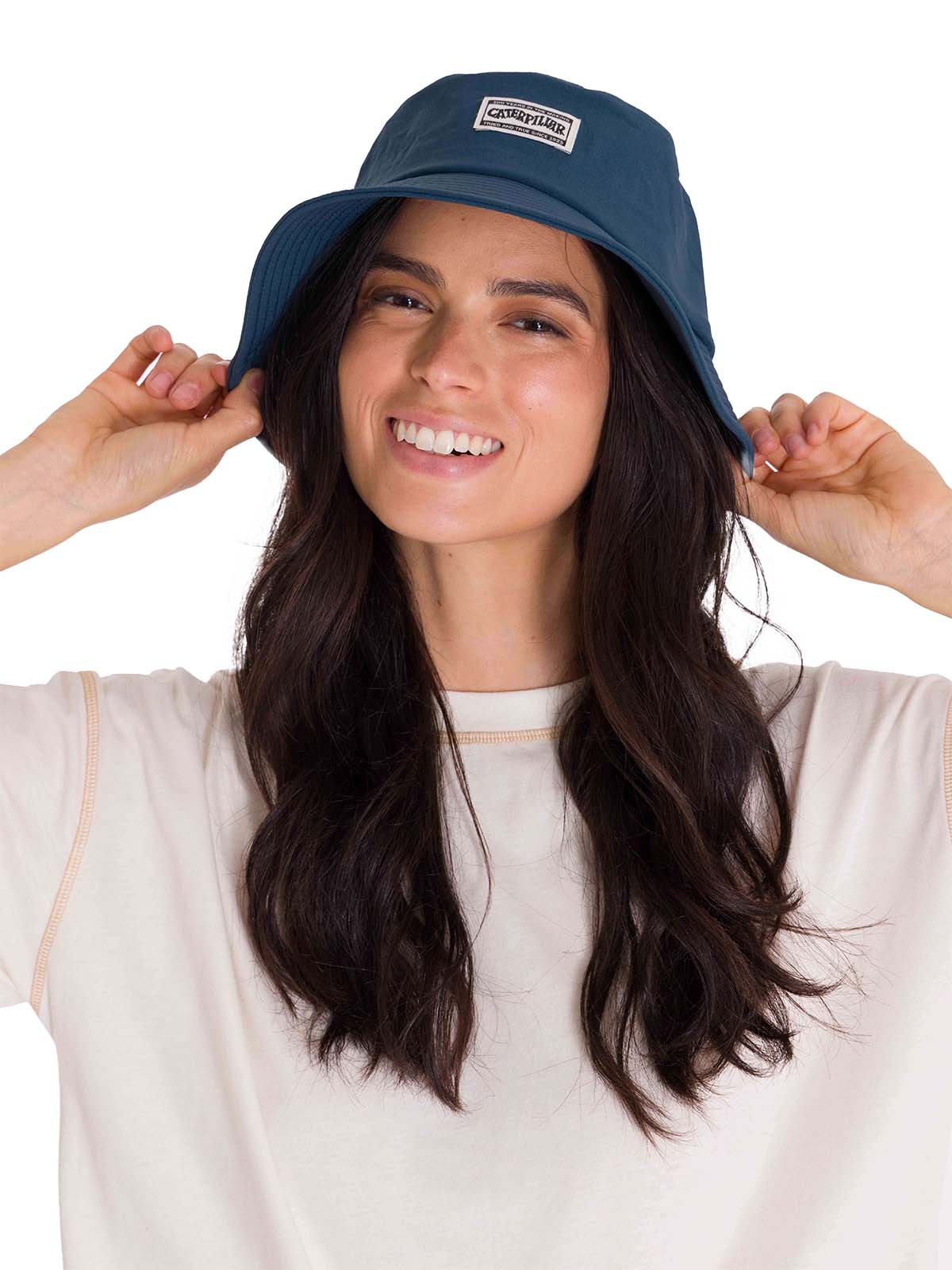 Gorro Bucket Unisex Sun Hat Unisex Azul Petróleo Cat