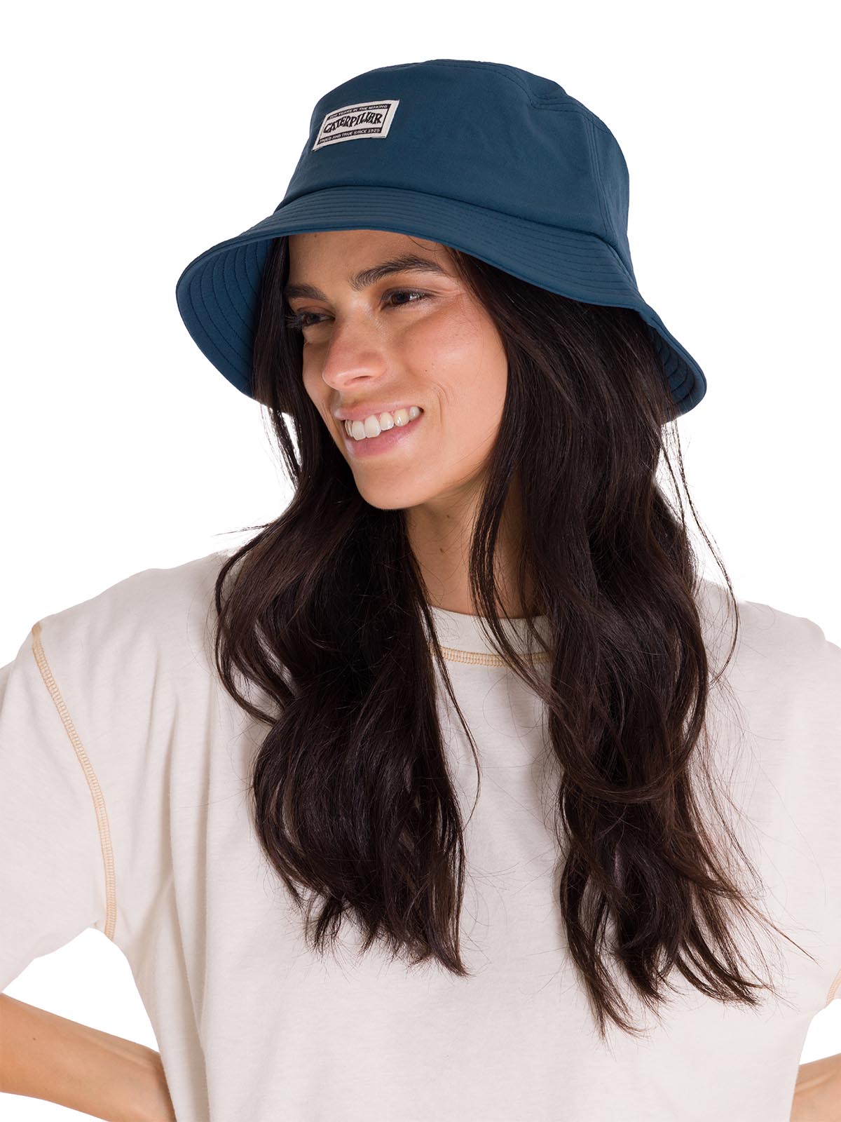 Gorro Bucket Unisex Sun Hat Unisex Azul Petróleo Cat