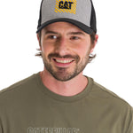 Jockey Algodón Casual Hombre Caution Logo Hat Negro Cat