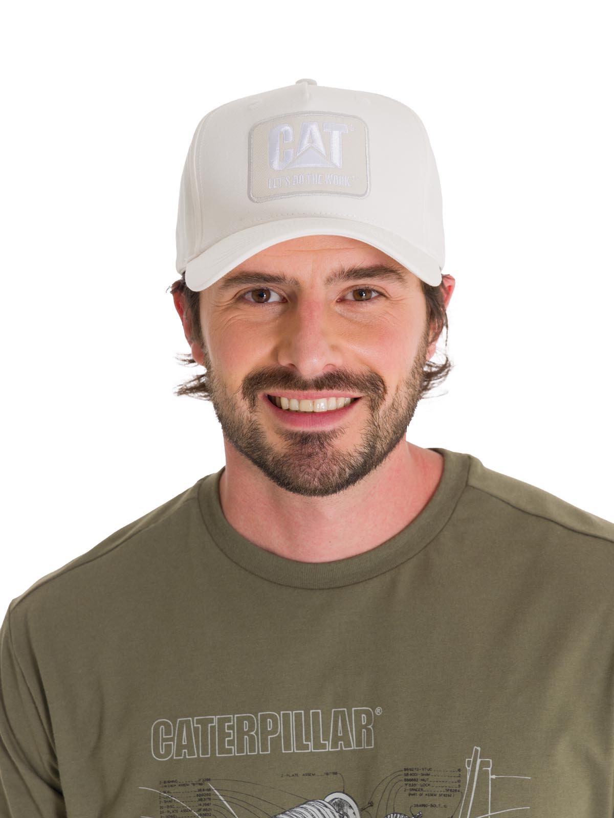 Jockey Con Broche Hombre Do The Work Logo Hat Blanco Cat