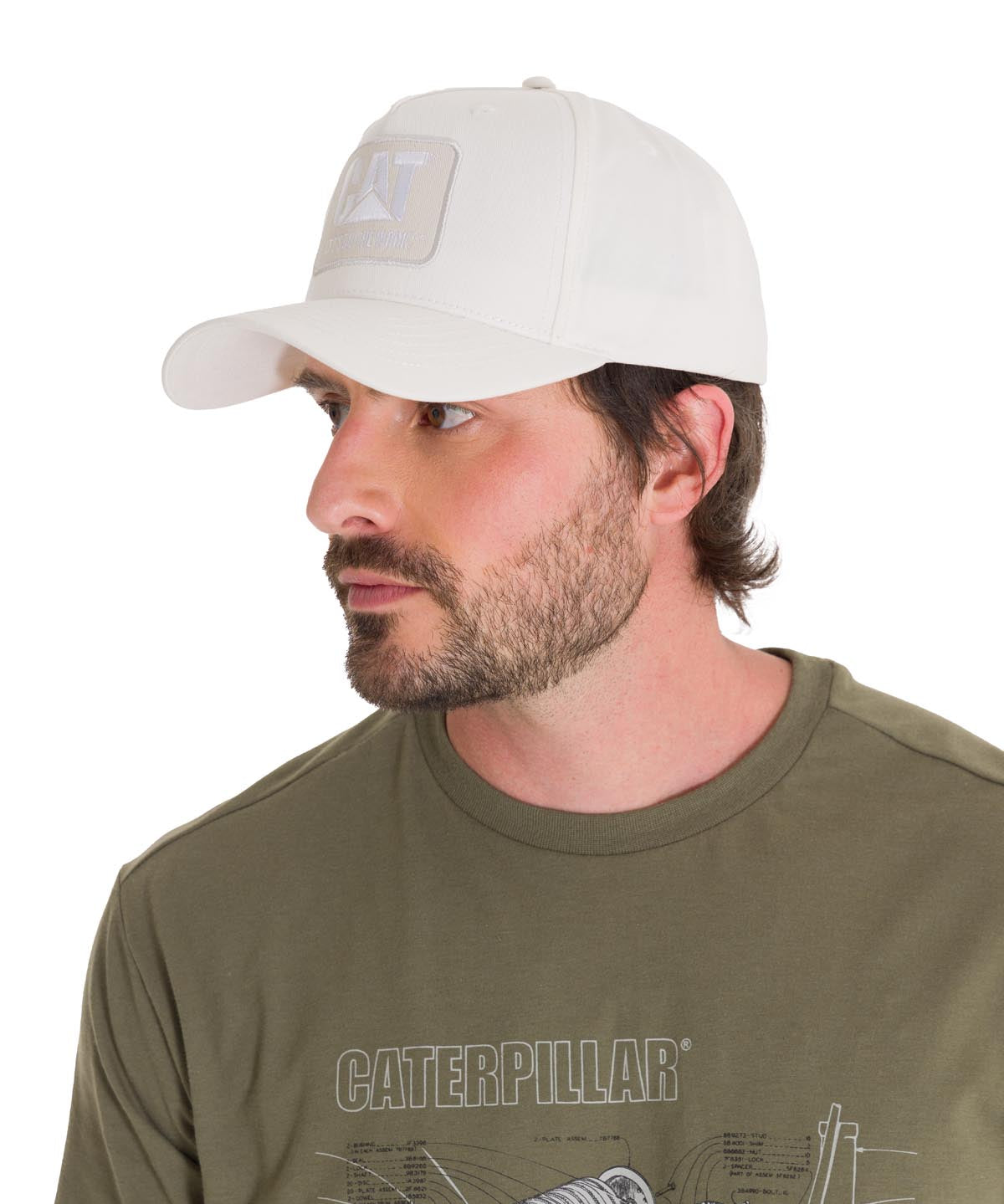 Jockey Con Broche Hombre Do The Work Logo Hat Blanco Cat