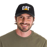 Jockey Con Broche Casual Hombre Cat Logo  Hat Negro Cat