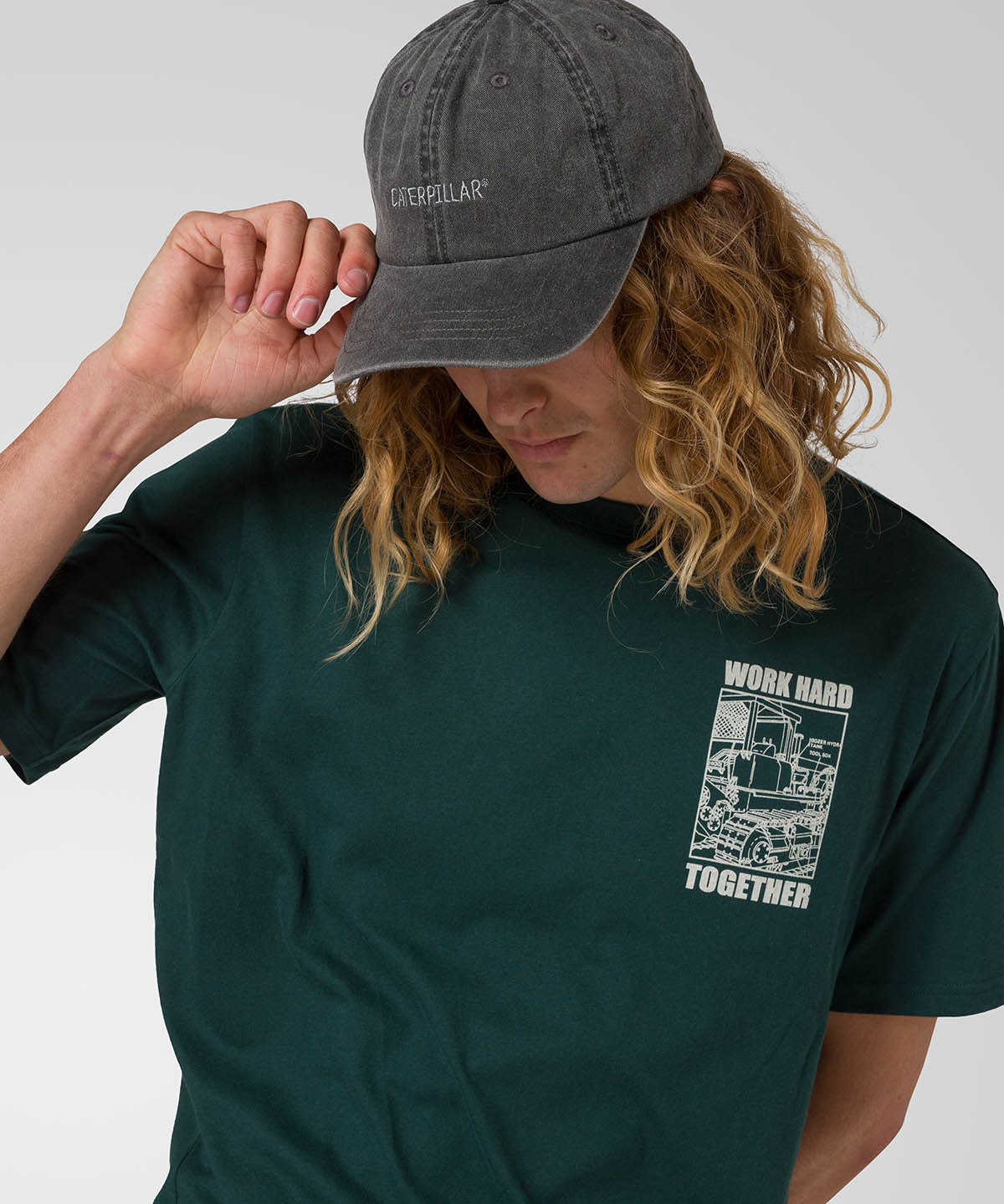 Jockey Unisex 6 Panel Washed Negro CAT