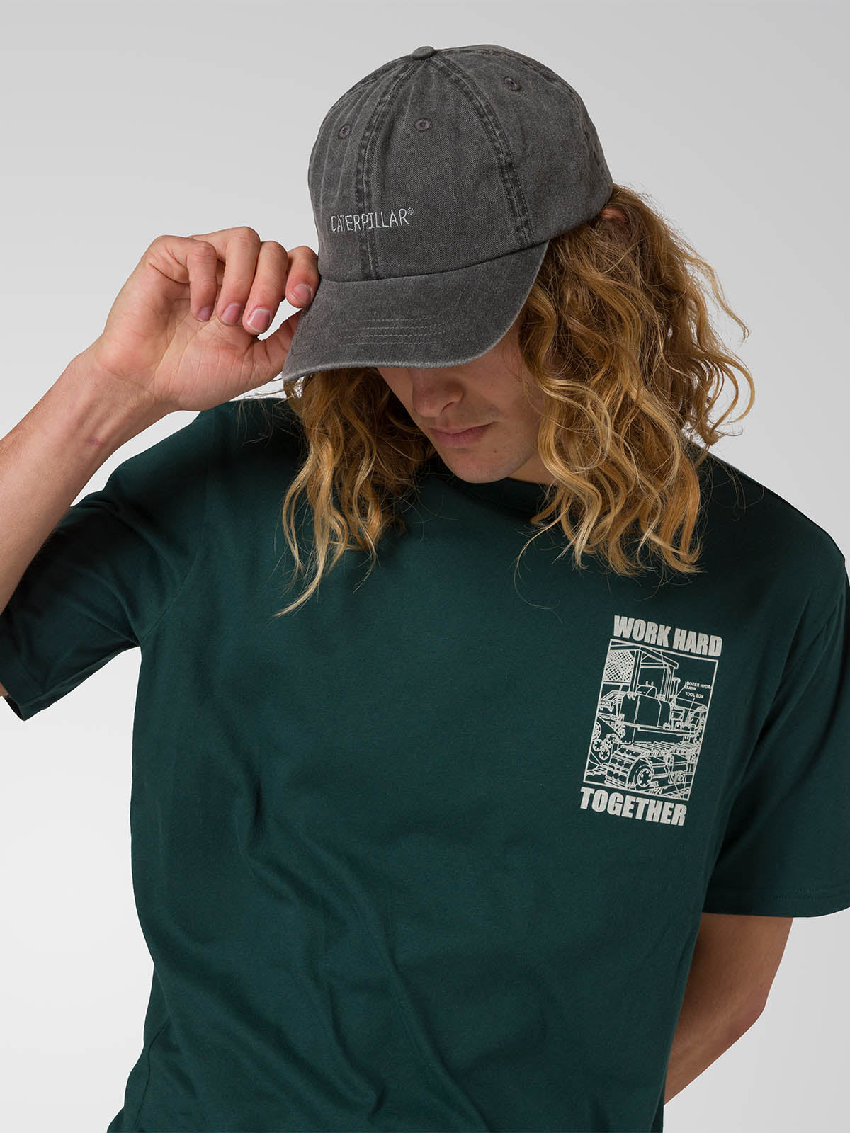Jockey Unisex 6 Panel Washed Negro CAT