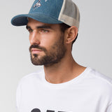 Jockey Hombre Denim Trucker Cap Azul