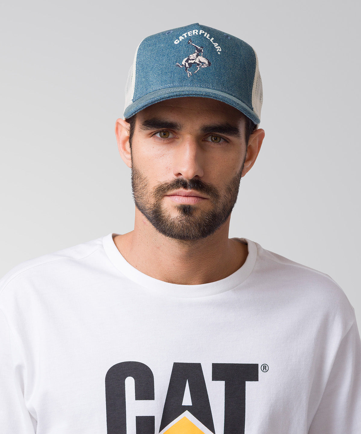 Jockey Hombre Denim Trucker Cap Azul