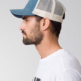 Jockey Hombre Denim Trucker Cap Azul
