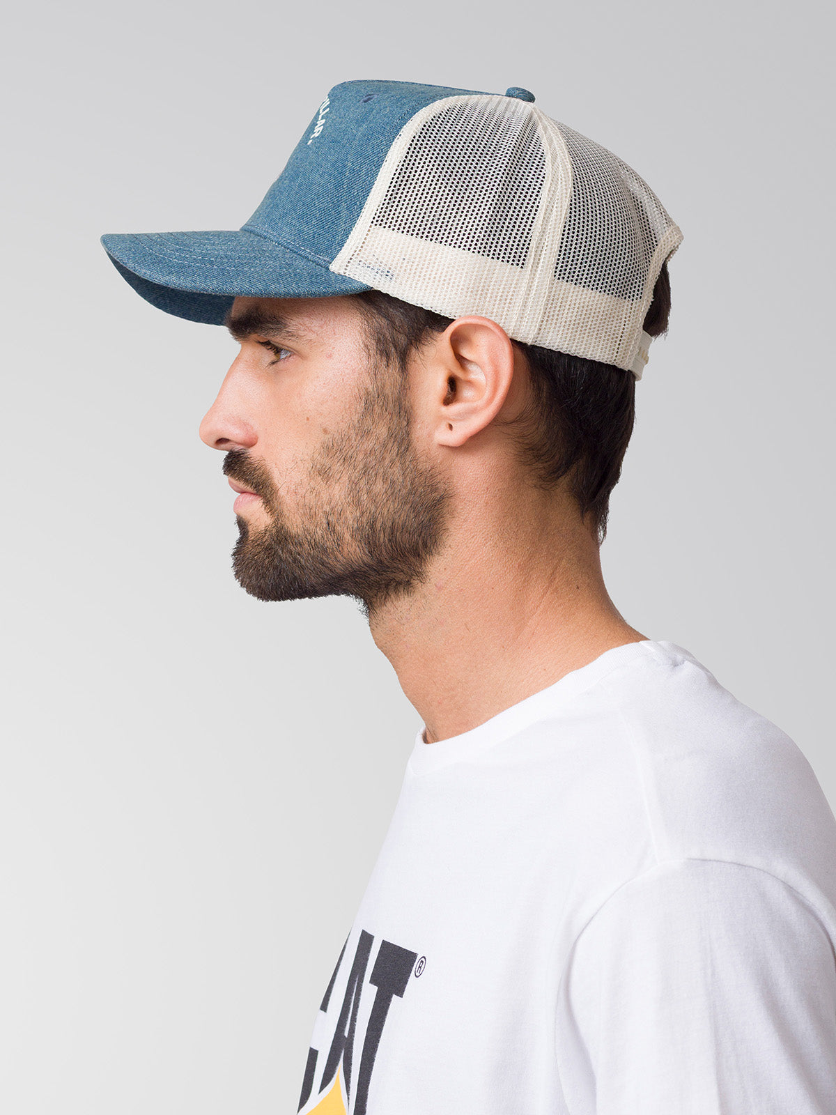 Jockey Hombre Denim Trucker Cap Azul