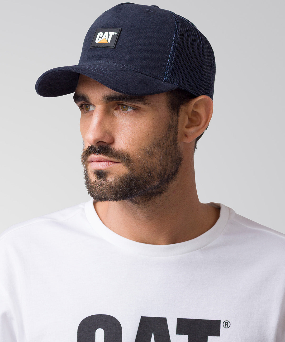 Jockey Hombre 5 Panel Logo Promo H Azul