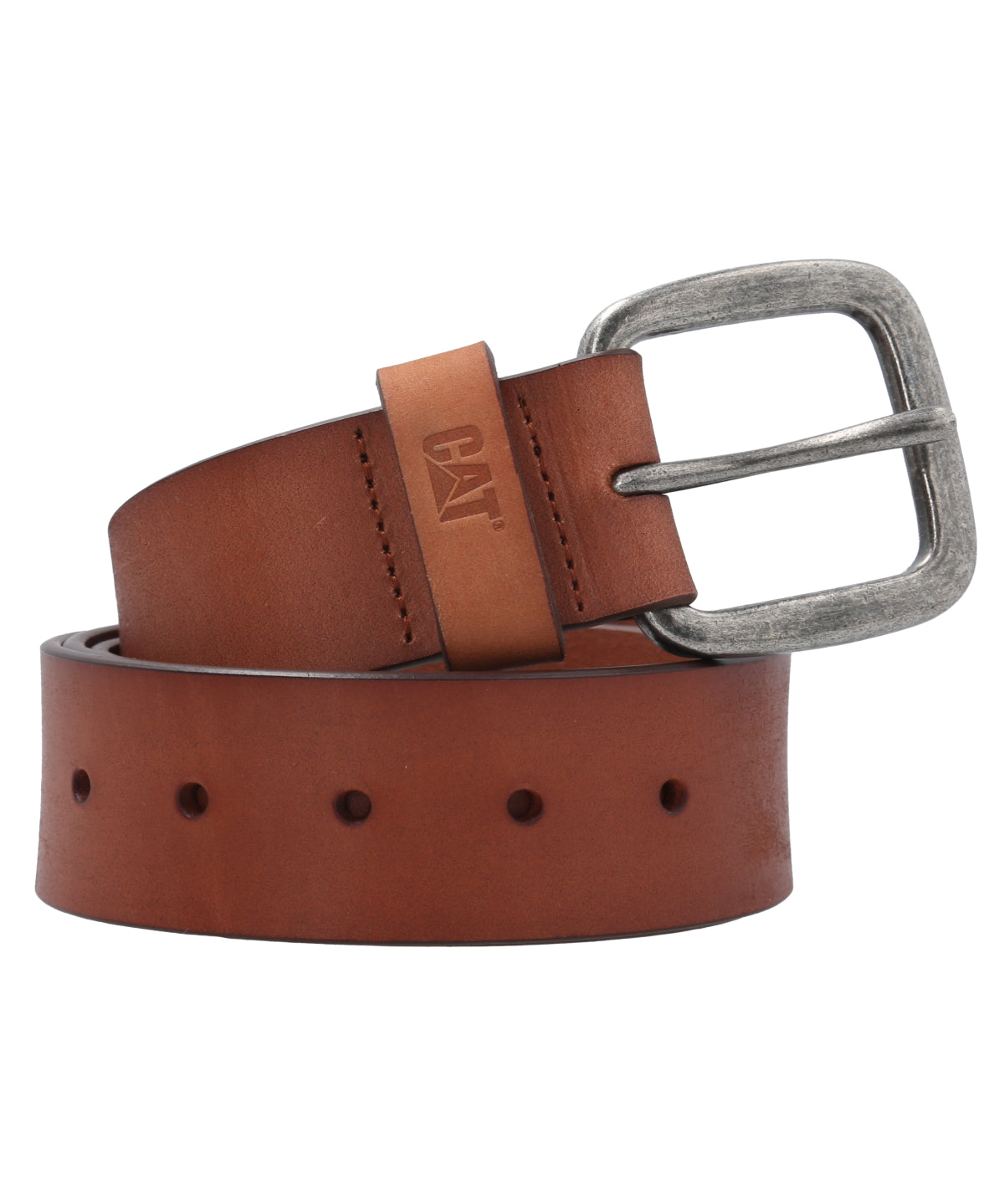 Cinturón Hombre CAT Do The Work Leather Belt - Café