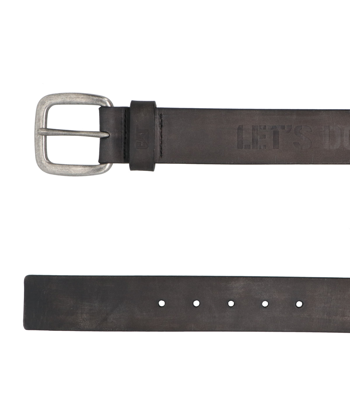 Cinturón Hombre CAT Do The Work Leather Belt - Negro