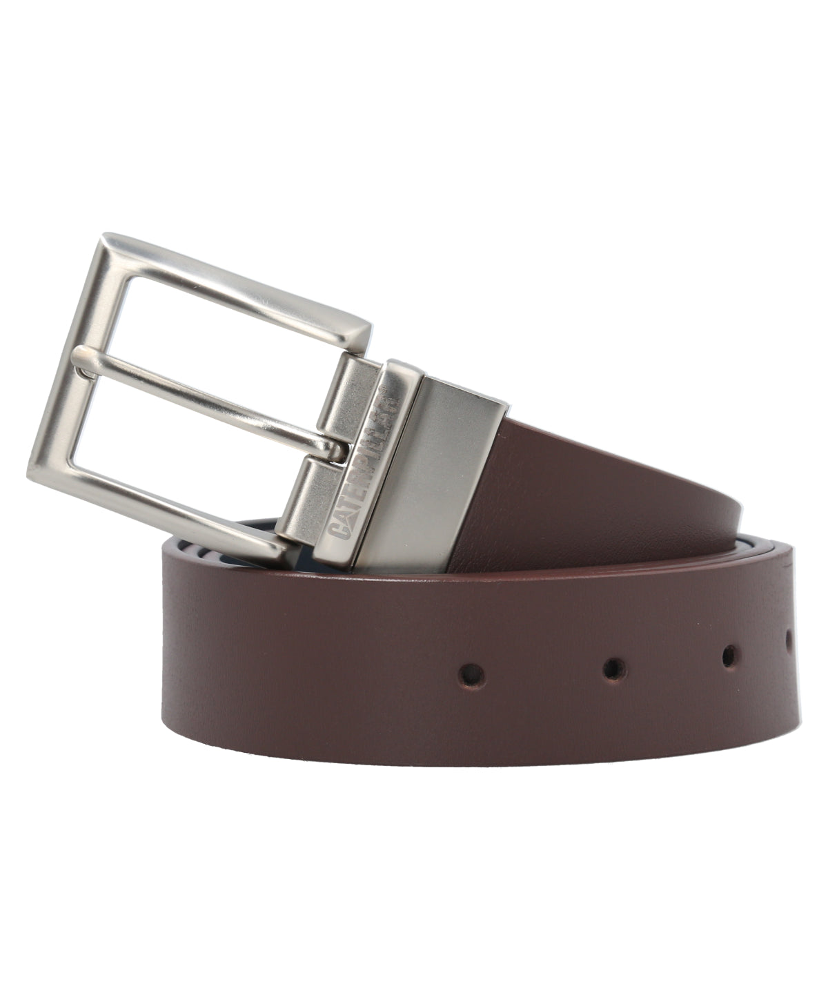 Cinturón de Cuero PU Hombre Reversible Café-Azul CAT