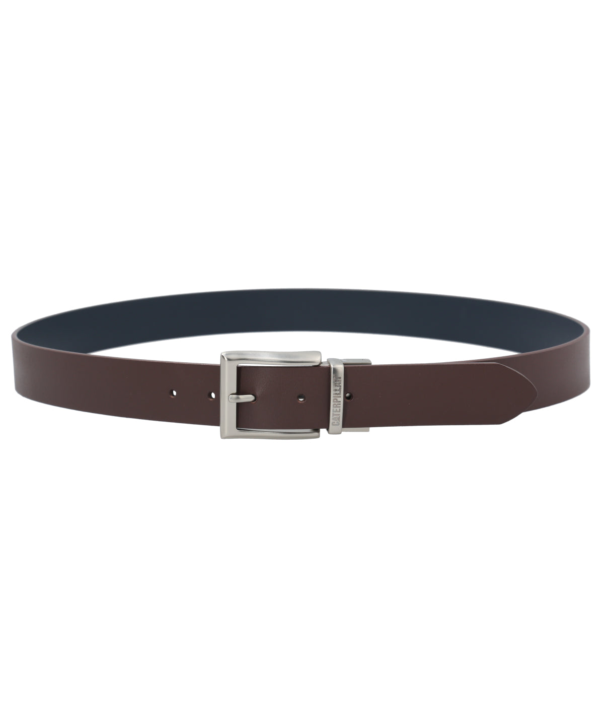Cinturón de Cuero PU Hombre Reversible Café-Azul CAT
