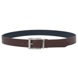 Cinturón de Cuero PU Hombre Reversible Café-Azul CAT
