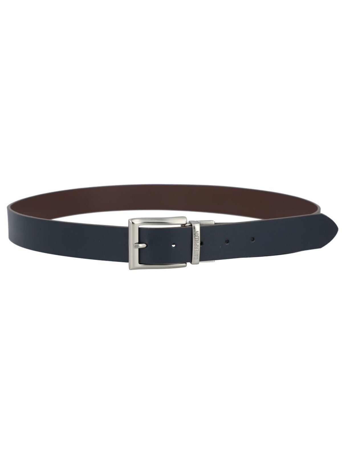 Cinturón de Cuero PU Hombre Reversible Café-Azul CAT