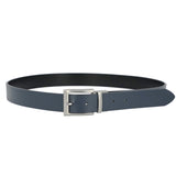 Cinturón de Cuero PU Hombre Reversible Negro-Azul CAT